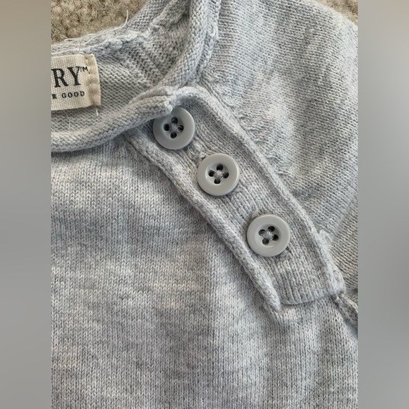 Hope & Henry 0-3 Months Raglan Sweater Romper from Organic Cotton - Picture 4 of 7